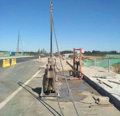 墨江公路高聚物注浆加固