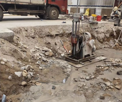 墨江公路下沉压浆